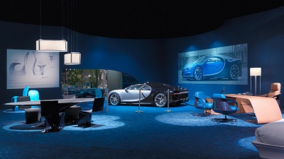 Новый дизайн интерьера от Bugatti