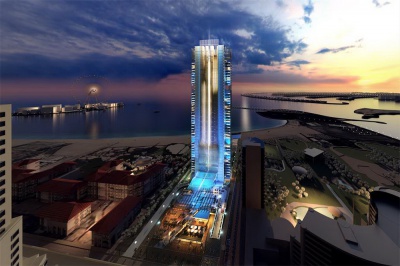 В Дубае стартовало строительство жилого небоскреба с панорамным видом на море