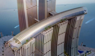 Лежачий небоскреб появится в Китае