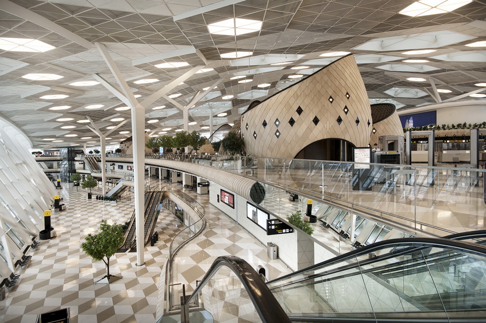 Новый терминал аэропорта в Баку 
