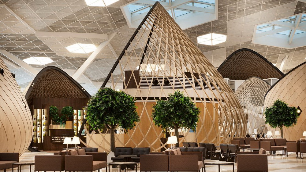 Новый терминал аэропорта в Баку 